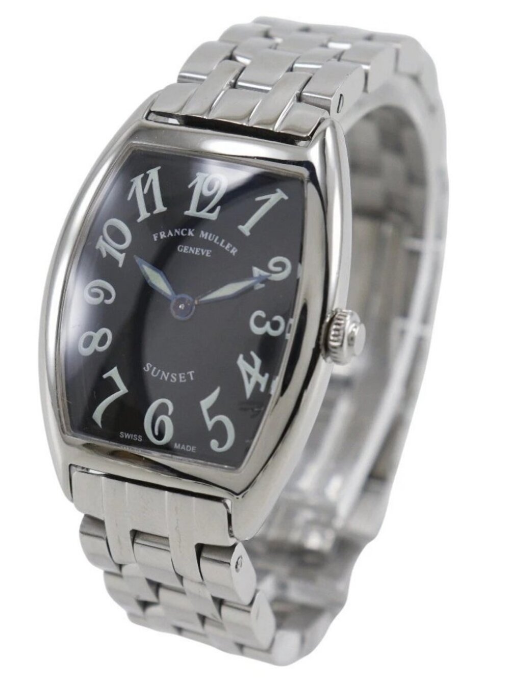 FRANCK MULLER Tonookabex Watches 1752QZ Sunset Silver blackDial Stainless ...